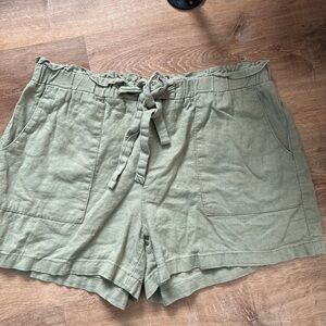 Olive Green Women's Shorts